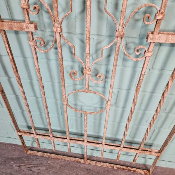 Fence Jugendstil 1910 Wrought Iron - Image 7