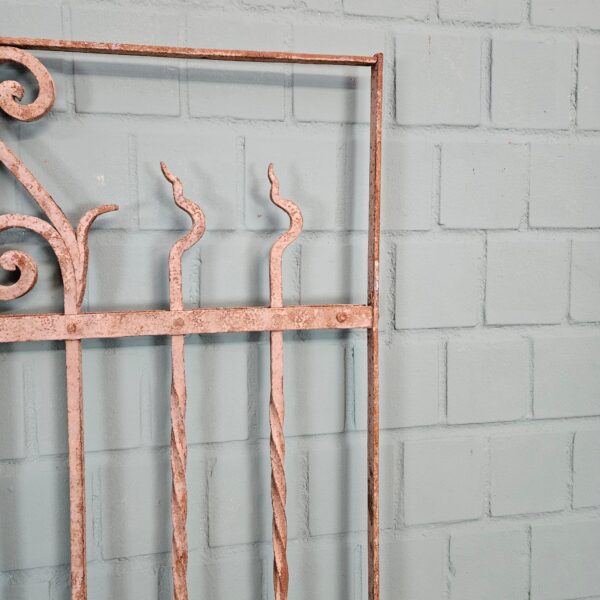 Fence Jugendstil 1910 Wrought Iron - Image 5