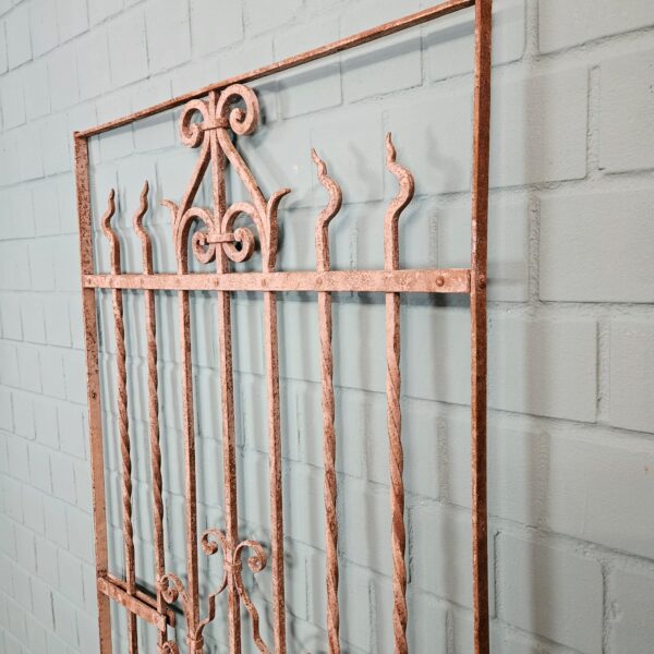 Fence Jugendstil 1910 Wrought Iron - Image 4