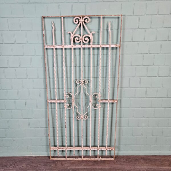 Fence Jugendstil 1910 Wrought Iron - Image 4