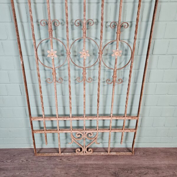 Fence Jugendstil 1910 Wrought Iron - Image 4