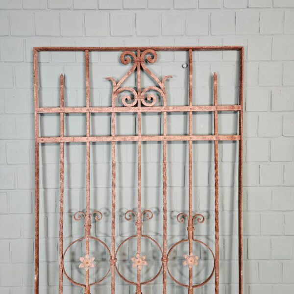 Fence Jugendstil 1910 Wrought Iron - Image 3