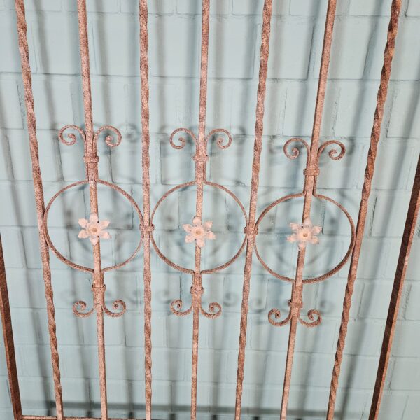 Fence Jugendstil 1910 Wrought Iron - Image 7