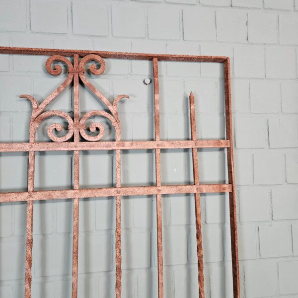 Fence Jugendstil 1910 Wrought Iron - Image 6
