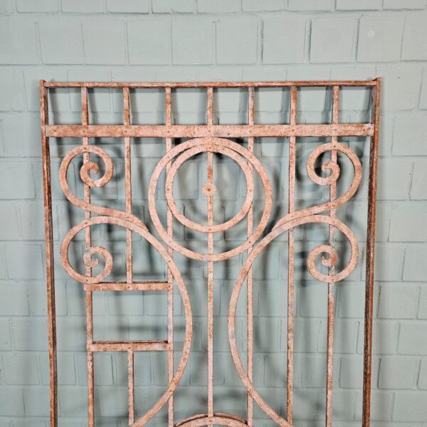 Fence Jugendstil 1910 Wrought Iron - Image 3
