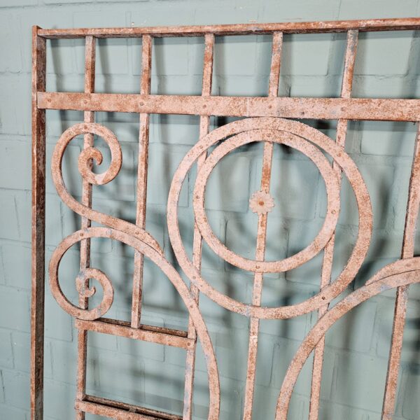 Fence Jugendstil 1910 Wrought Iron - Image 5