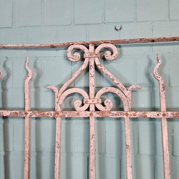 Fence Jugendstil 1910 Wrought Iron - Image 6