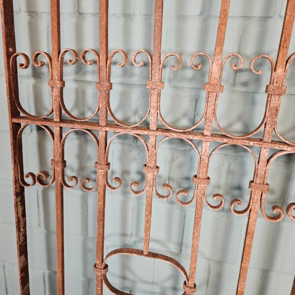 Fence Jugendstil 1910 Wrought Iron - Image 6