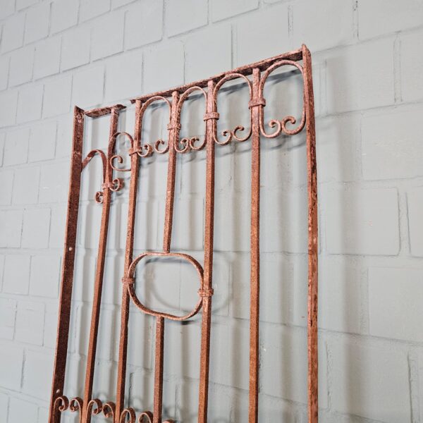 Fence Jugendstil 1910 Wrought Iron - Image 4