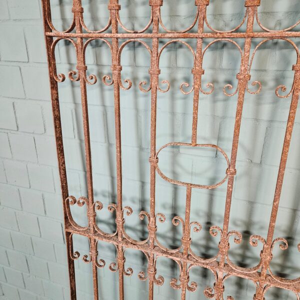 Fence Jugendstil 1910 Wrought Iron - Image 5