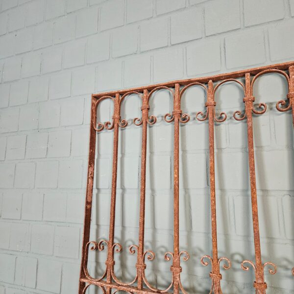 Fence Jugendstil 1910 Wrought Iron - Image 4