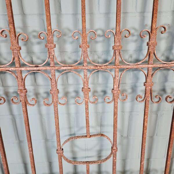 Fence Jugendstil 1910 Wrought Iron - Image 6