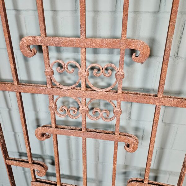 Fence Jugendstil 1910 Wrought Iron - Image 5
