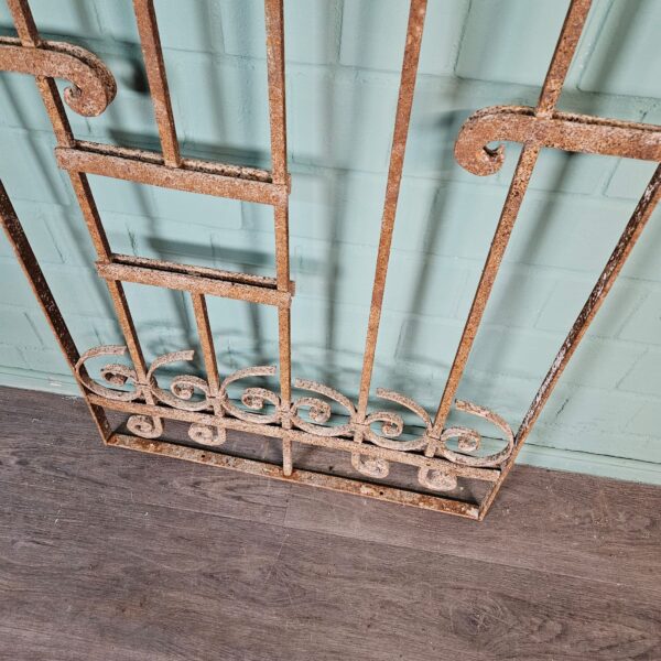 Fence Jugendstil 1910 Wrought Iron - Image 6