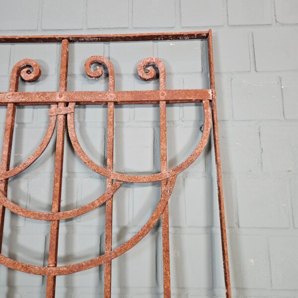 Fence Jugendstil 1910 Wrought Iron - Image 4