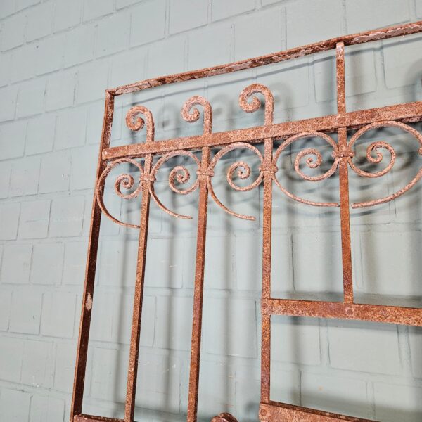 Fence Jugendstil 1910 Wrought Iron - Image 4