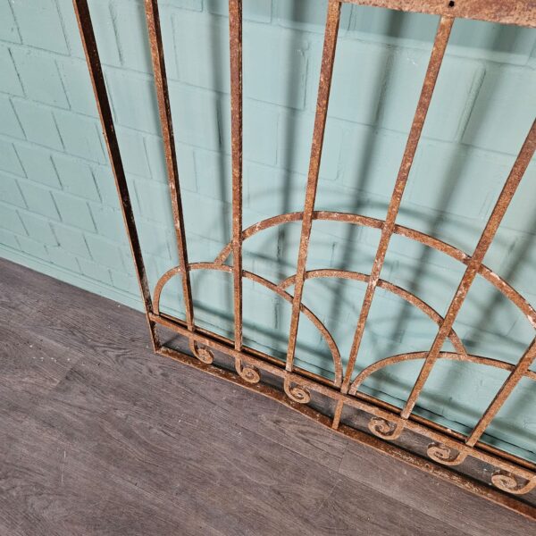 Fence Jugendstil 1910 Wrought Iron - Image 5