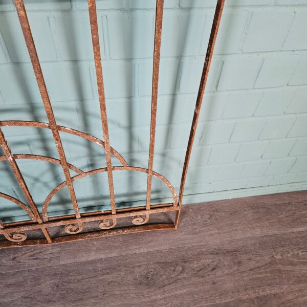 Fence Jugendstil 1910 Wrought Iron - Image 6