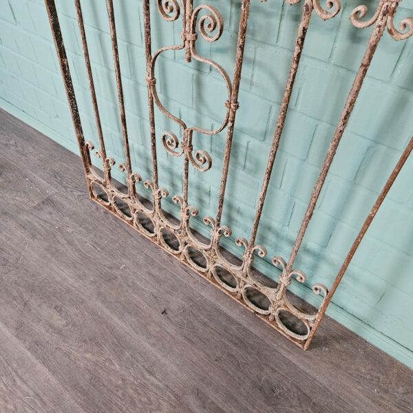 Fence Jugendstil 1910 Wrought Iron - Image 6