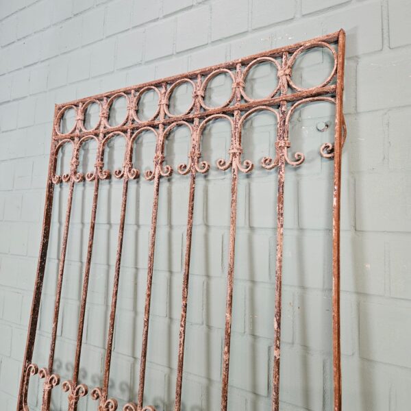 Fence Jugendstil 1910 Wrought Iron - Image 4