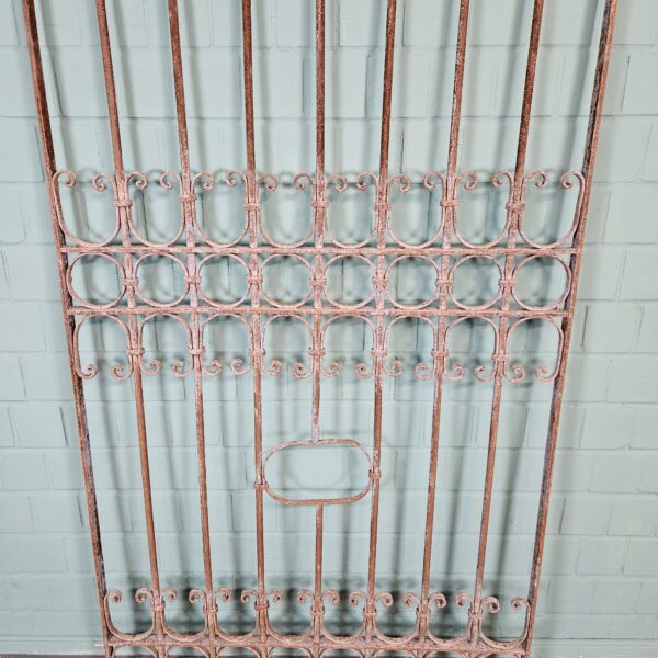 Fence Jugendstil 1910 Wrought Iron - Image 3