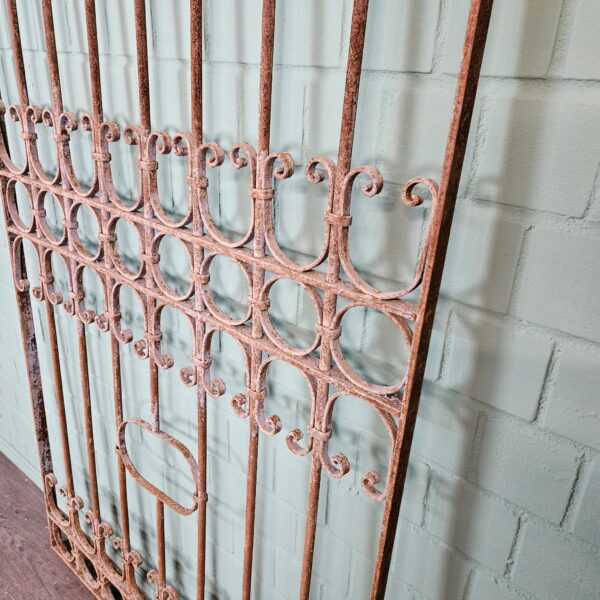 Fence Jugendstil 1910 Wrought Iron - Image 6