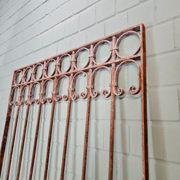 Fence Jugendstil 1910 Wrought Iron - Image 5