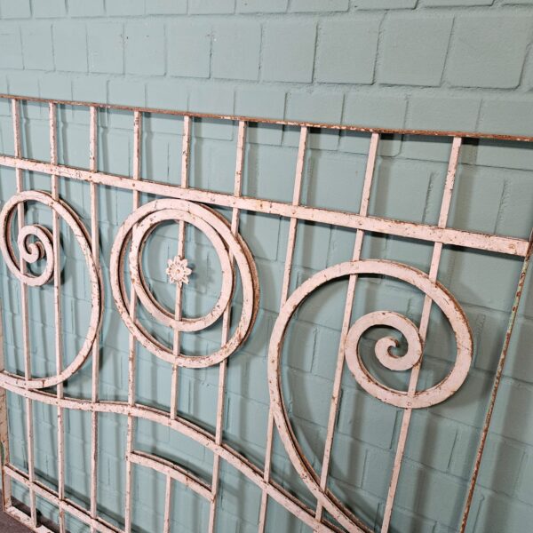 Fence Jugendstil 1910 Wrought Iron - Image 4