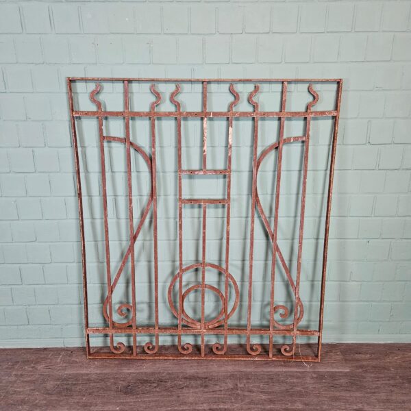 Fence Jugendstil 1910 Wrought Iron