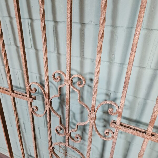 Fence Jugendstil 1910 Wrought Iron - Image 6