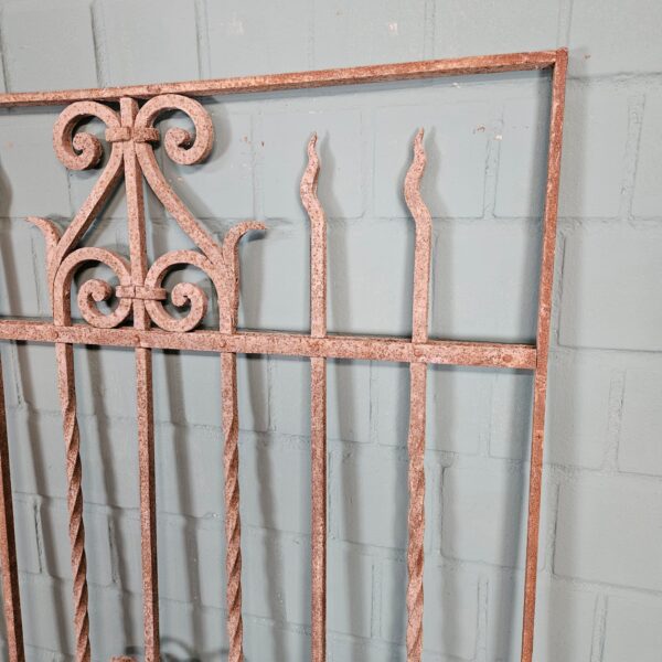 Fence Jugendstil 1910 Wrought Iron - Image 5