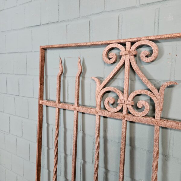 Fence Jugendstil 1910 Wrought Iron - Image 4