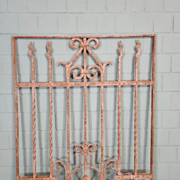 Fence Jugendstil 1910 Wrought Iron - Image 3