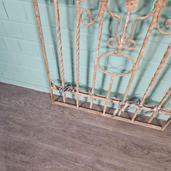 Fence Jugendstil 1910 Wrought Iron - Image 5