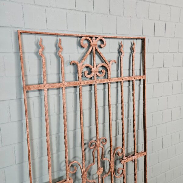 Fence Jugendstil 1910 Wrought Iron - Image 2