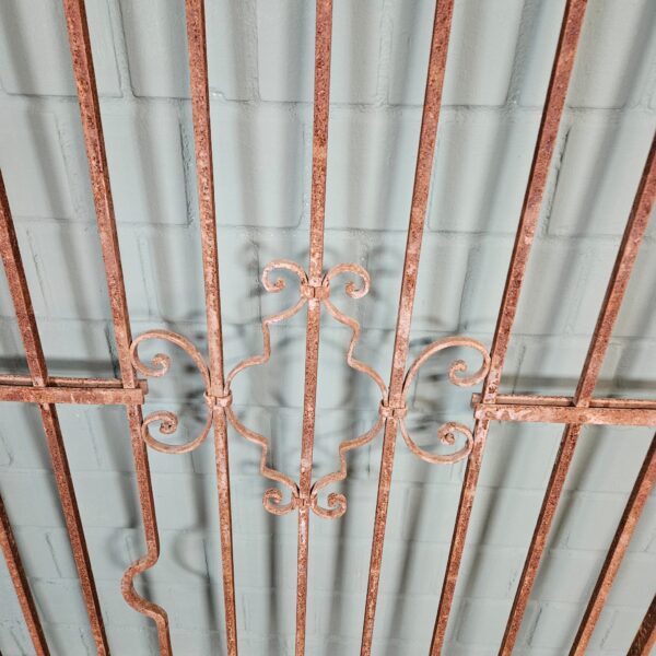 Fence Jugendstil 1910 Wrought Iron - Image 6
