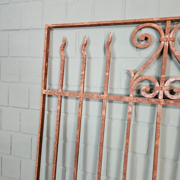 Fence Jugendstil 1910 Wrought Iron - Image 4