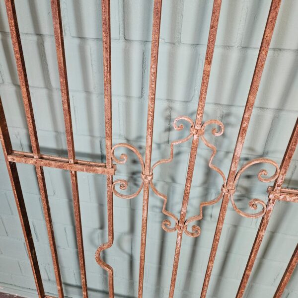 Fence Jugendstil 1910 Wrought Iron - Image 5