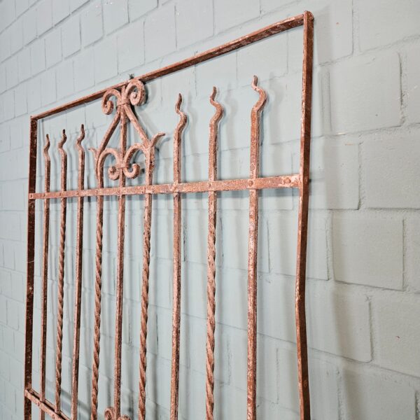 Fence Jugendstil 1910 Wrought Iron - Image 2