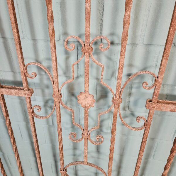 Fence Jugendstil 1910 Wrought Iron - Image 5