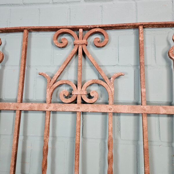 Fence Jugendstil 1910 Wrought Iron - Image 3