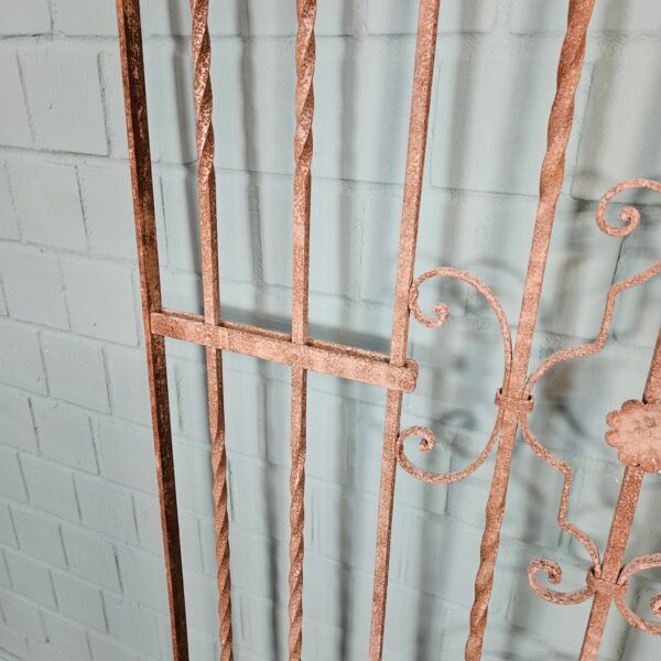 Fence Jugendstil 1910 Wrought Iron - Image 4