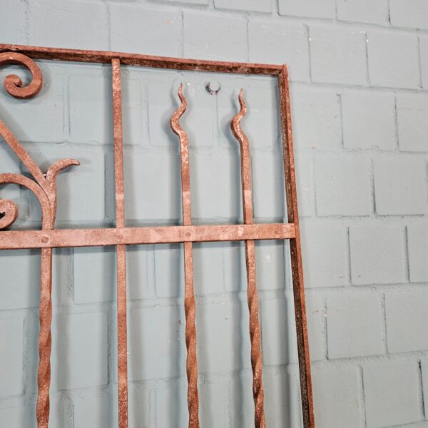 Fence Jugendstil 1910 Wrought Iron - Image 2