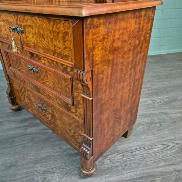 Display Cabinet Gründerzeit 1880 Birch Wood - Image 10