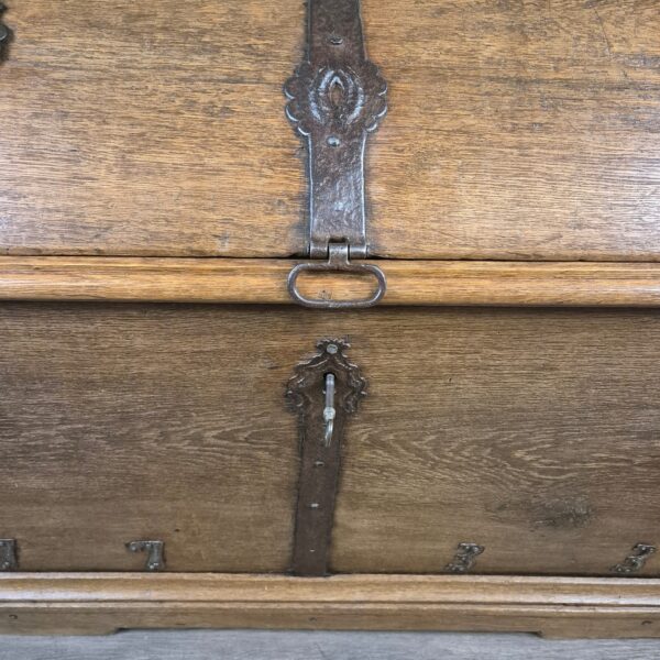 Chest Baroque 1733 Oak - Image 9