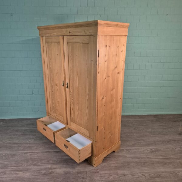 Wardrobe Jugendstil 1900 Pine - Image 8