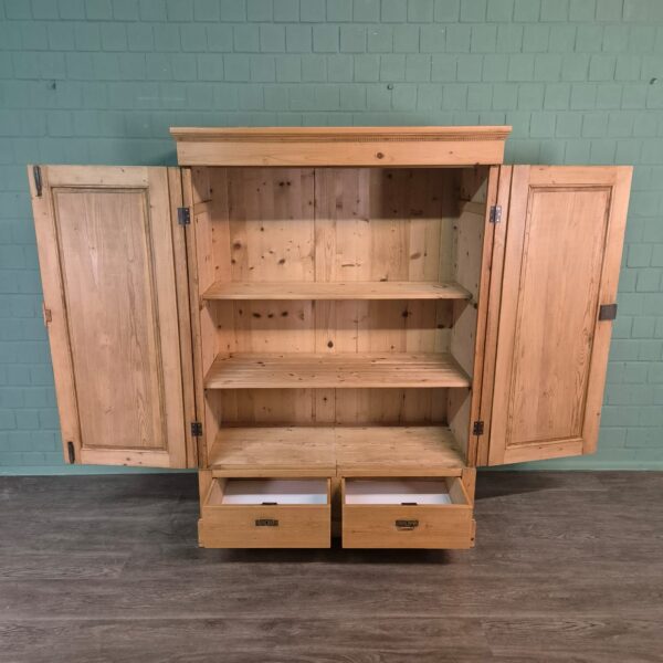 Wardrobe Jugendstil 1900 Pine - Image 5
