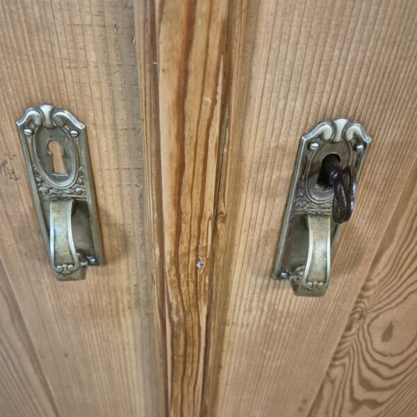 Wardrobe Jugendstil 1900 Pine - Image 3