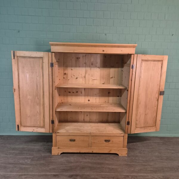 Wardrobe Jugendstil 1900 Pine - Image 4