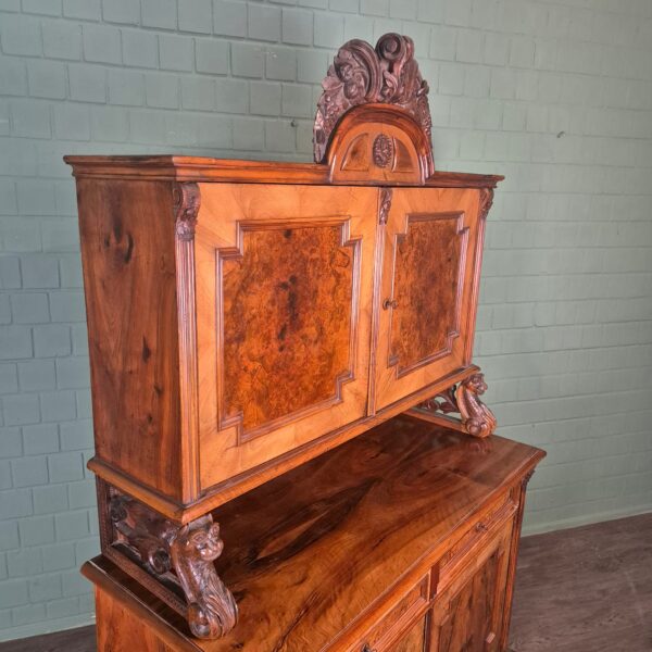 Cabinet Gründerzeit 1880 Walnut - Image 7
